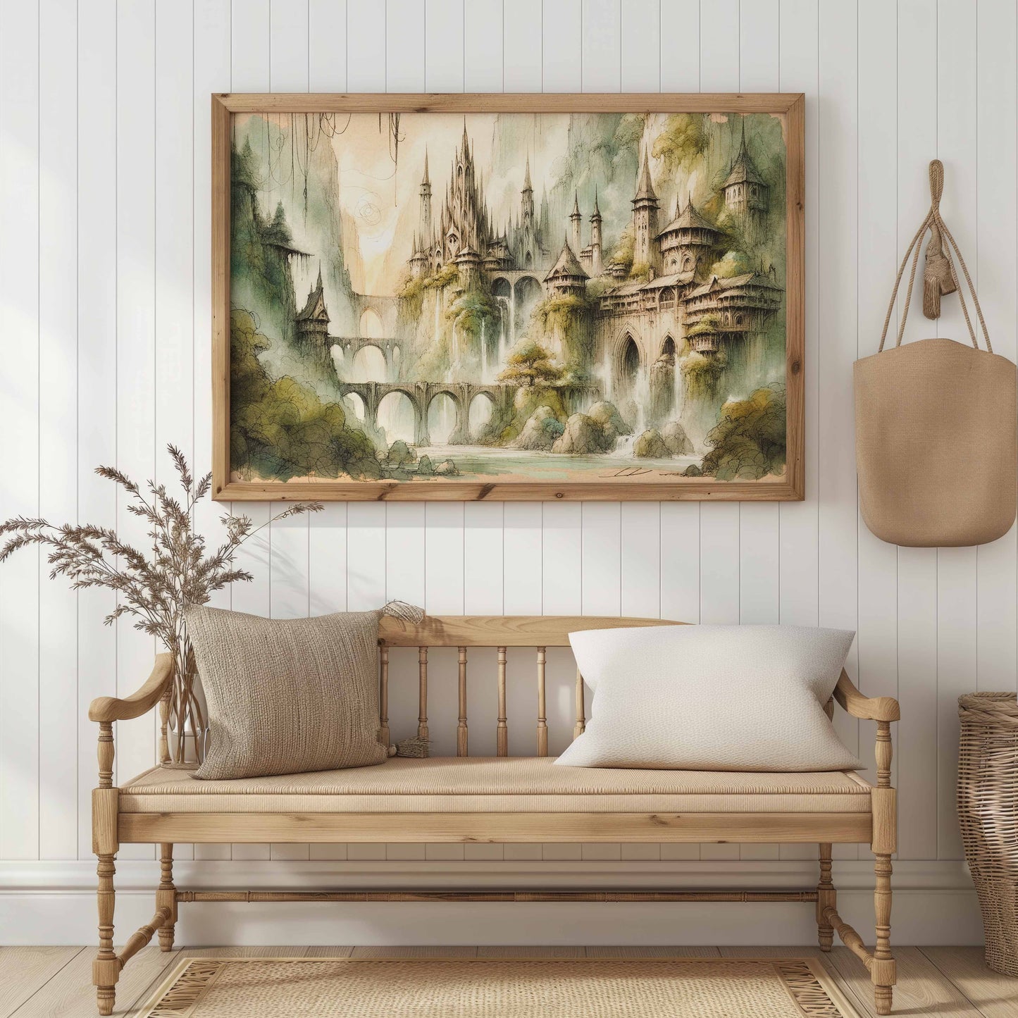 Sagan om Ringen inspirerad poster, Rivendell.