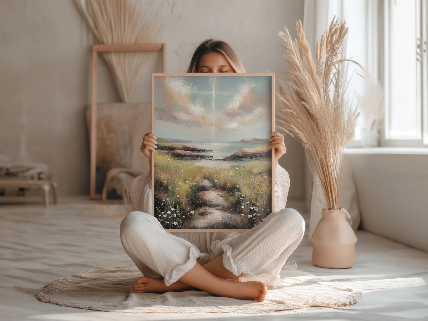 Det Heliga Korset i Skyn, Kristen Poster.