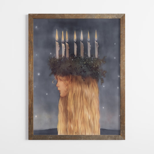 John Bauers Klassiska Lucia Poster