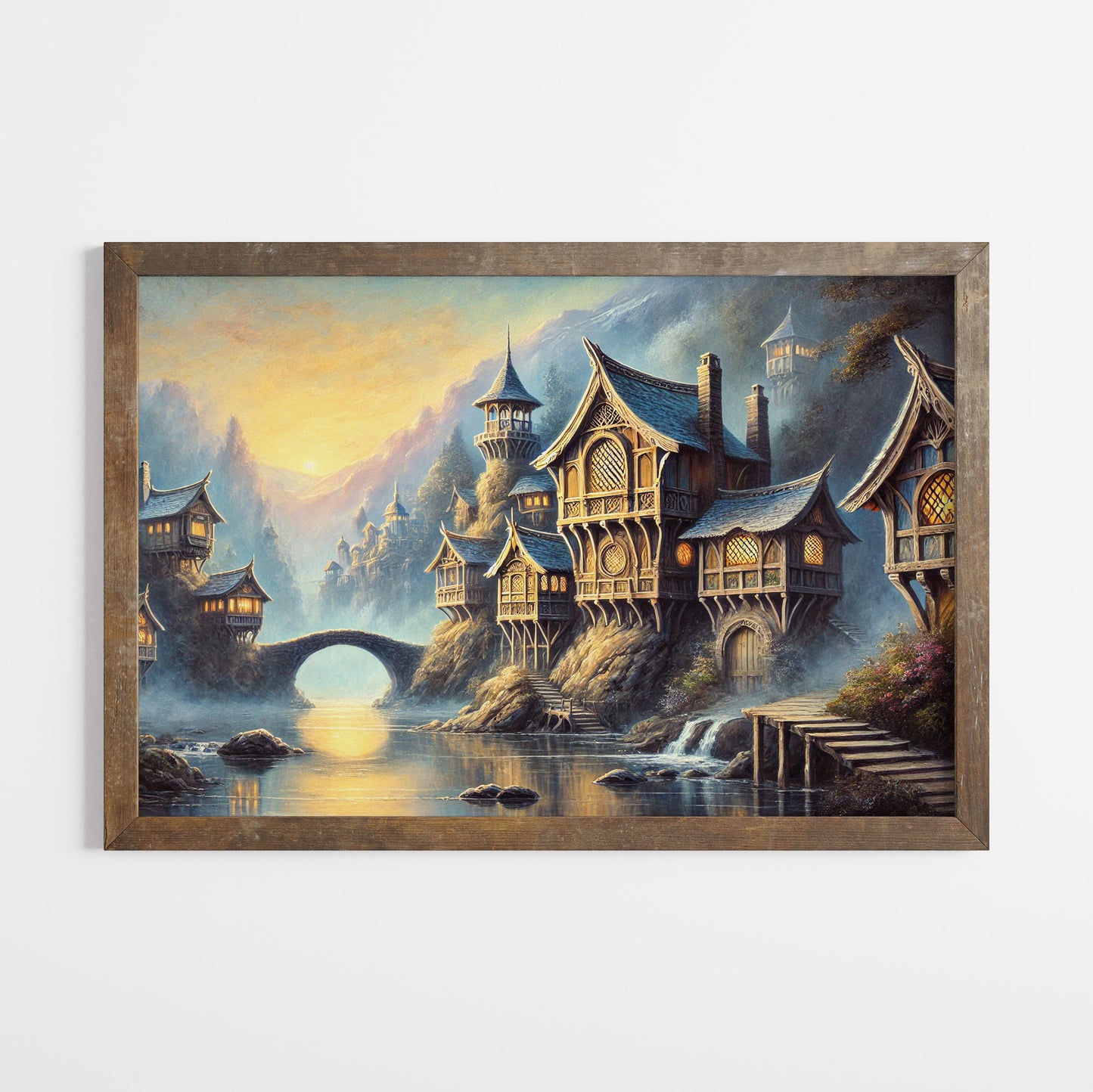Sagan om Ringen inspirerad poster, Rivendell.