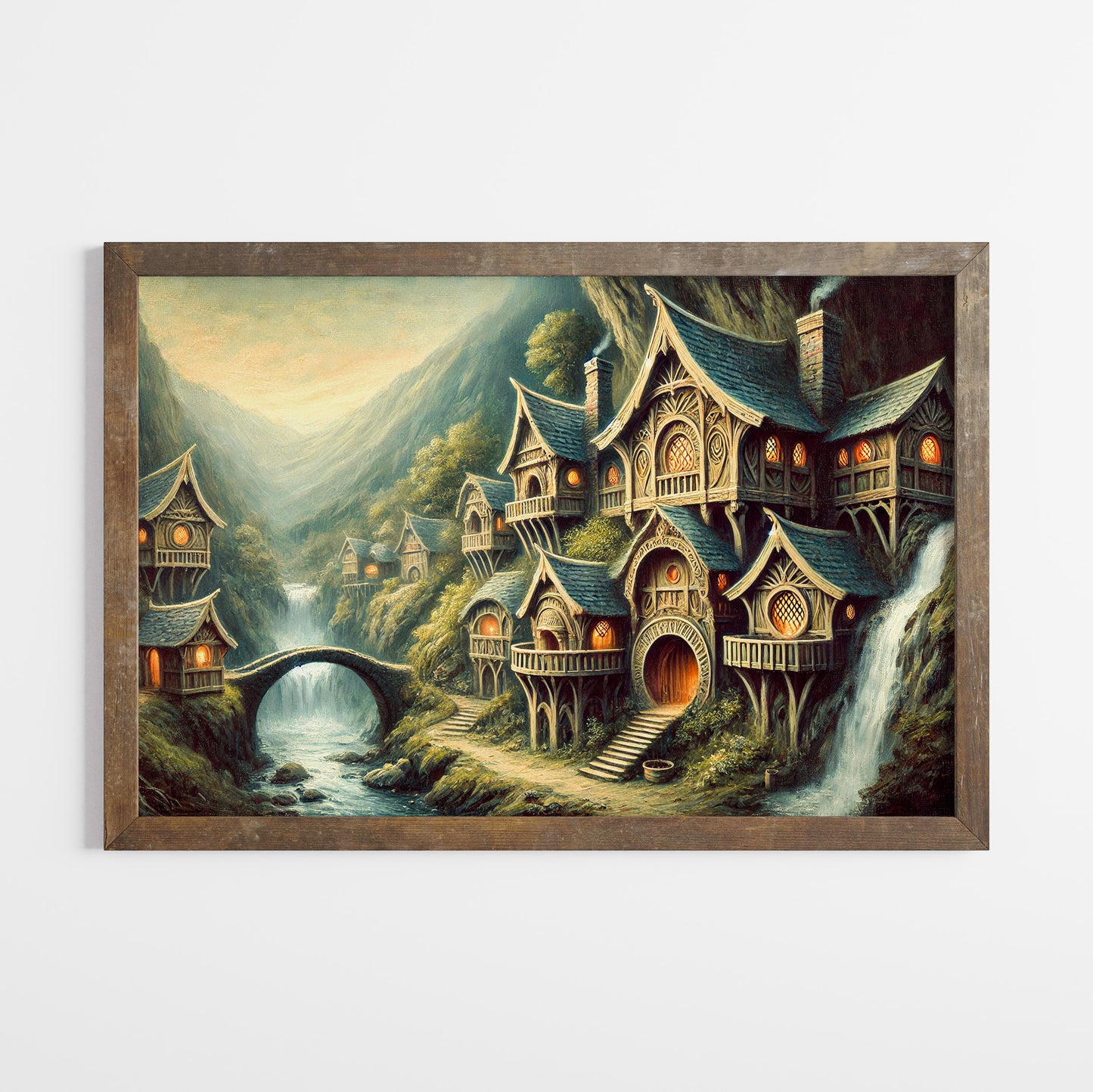 Sagan om Ringen inspirerad poster, Rivendell.